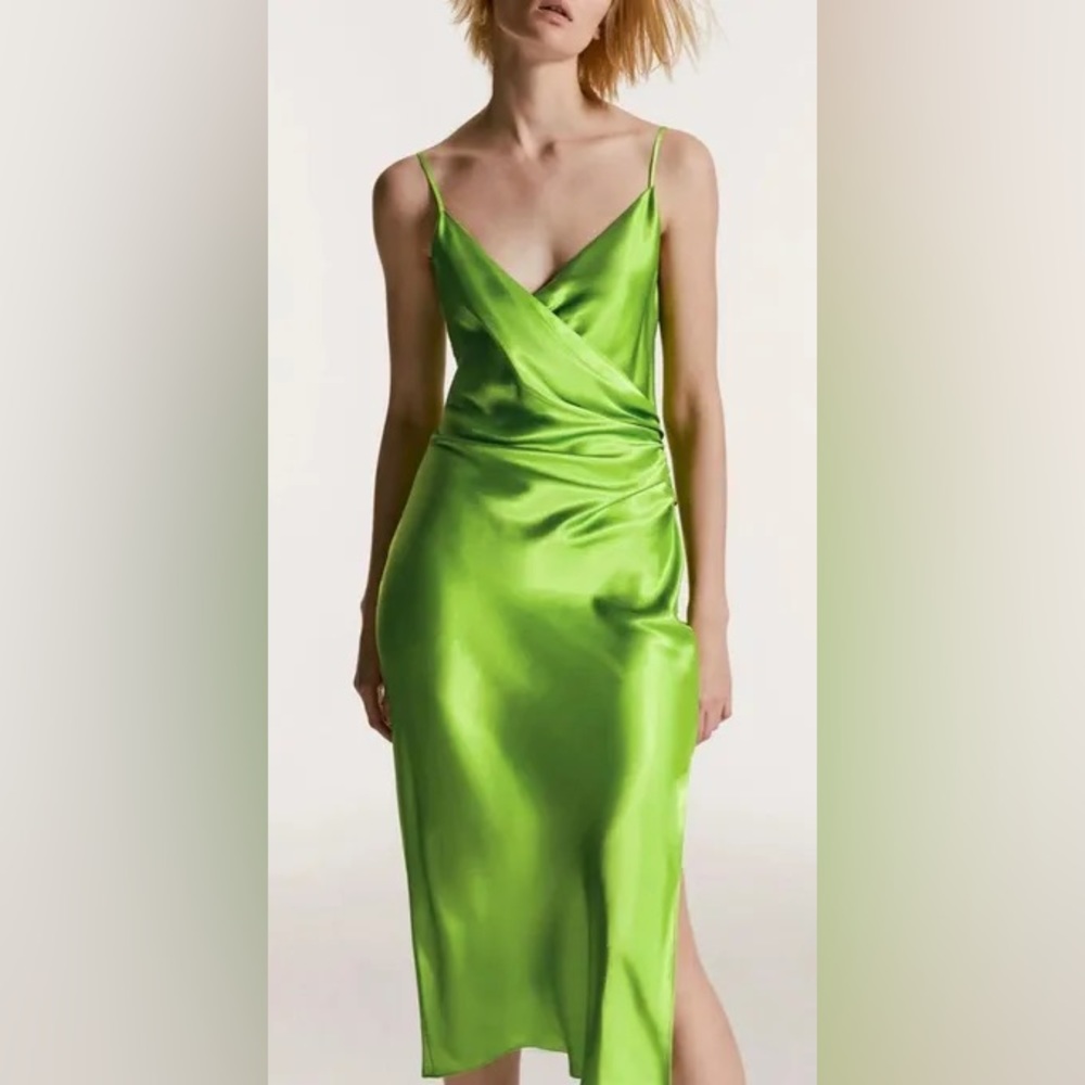 Zara Satin Slip Dress XS
